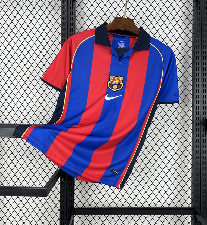 FC Barcelone Maillot Domicile 2001/02
