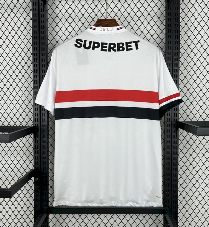 Maillot São Paulo 2025/26 Domicile – vue de face