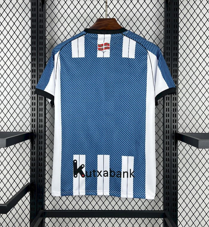Maillot Real Sociedad 2025/26 Domicile – vue de face