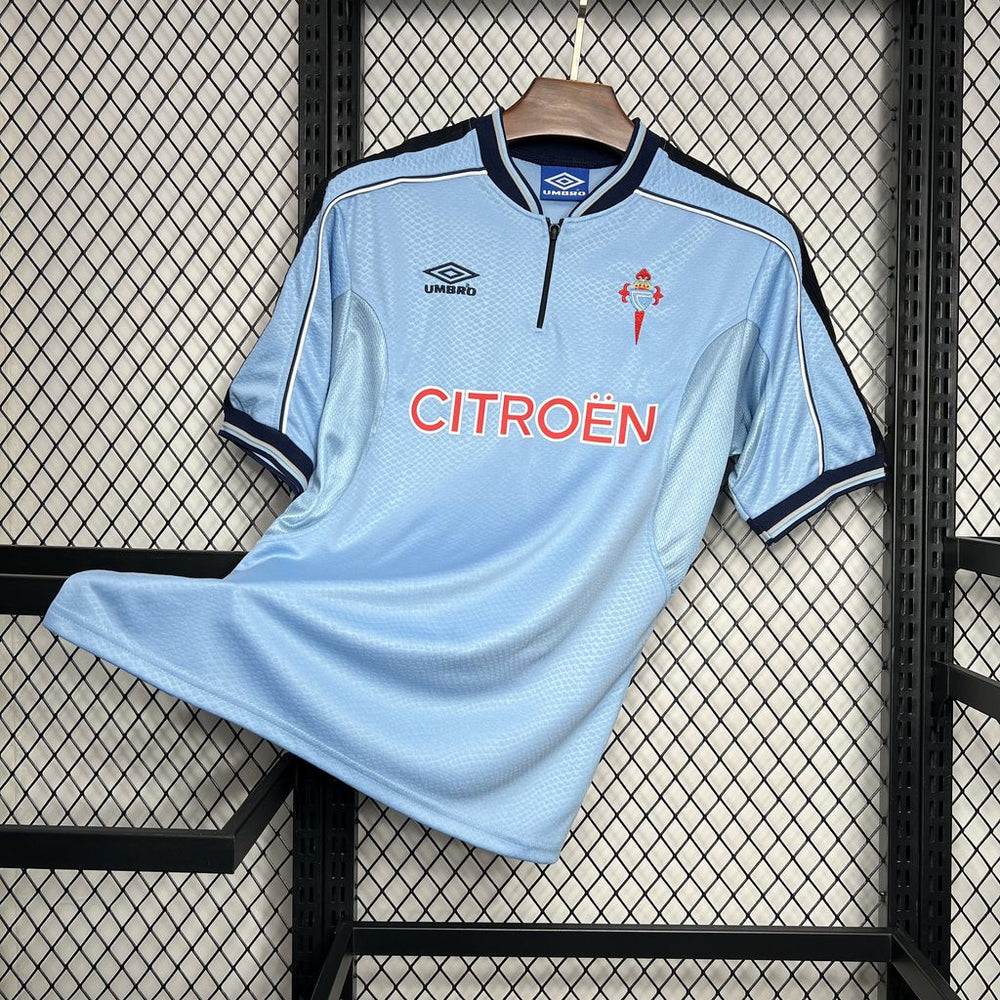 R C Celta de Vigo Maillot Domicile 1999/00