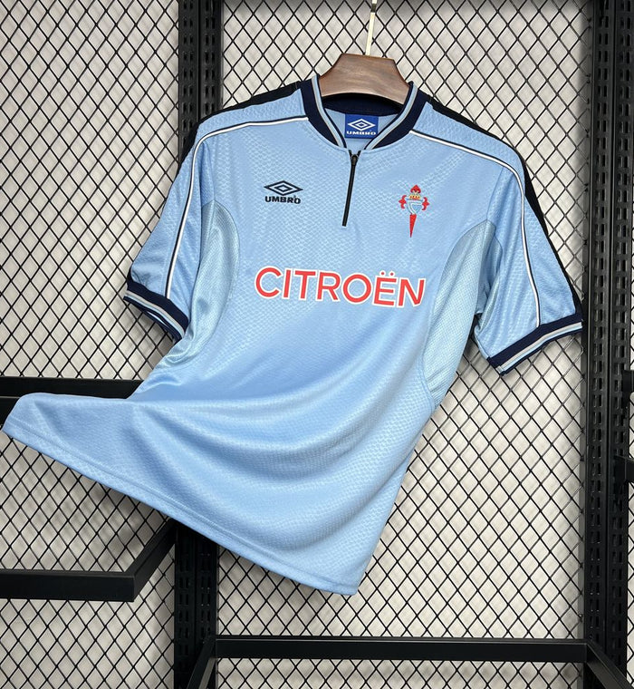 R C Celta de Vigo Maillot Domicile 1999/00