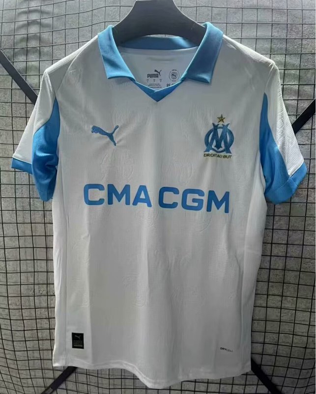 Maillot Olympique de Marseille 2025/26 Domicile – vue de face