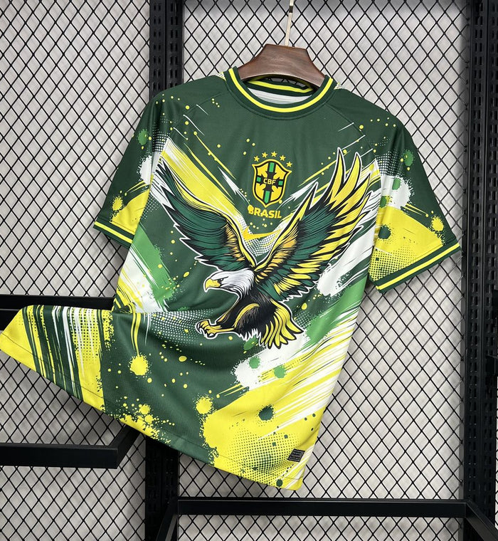 Maillot Brésil Concept Aigle Vert — Design Nature Exclusive — Vue arrière