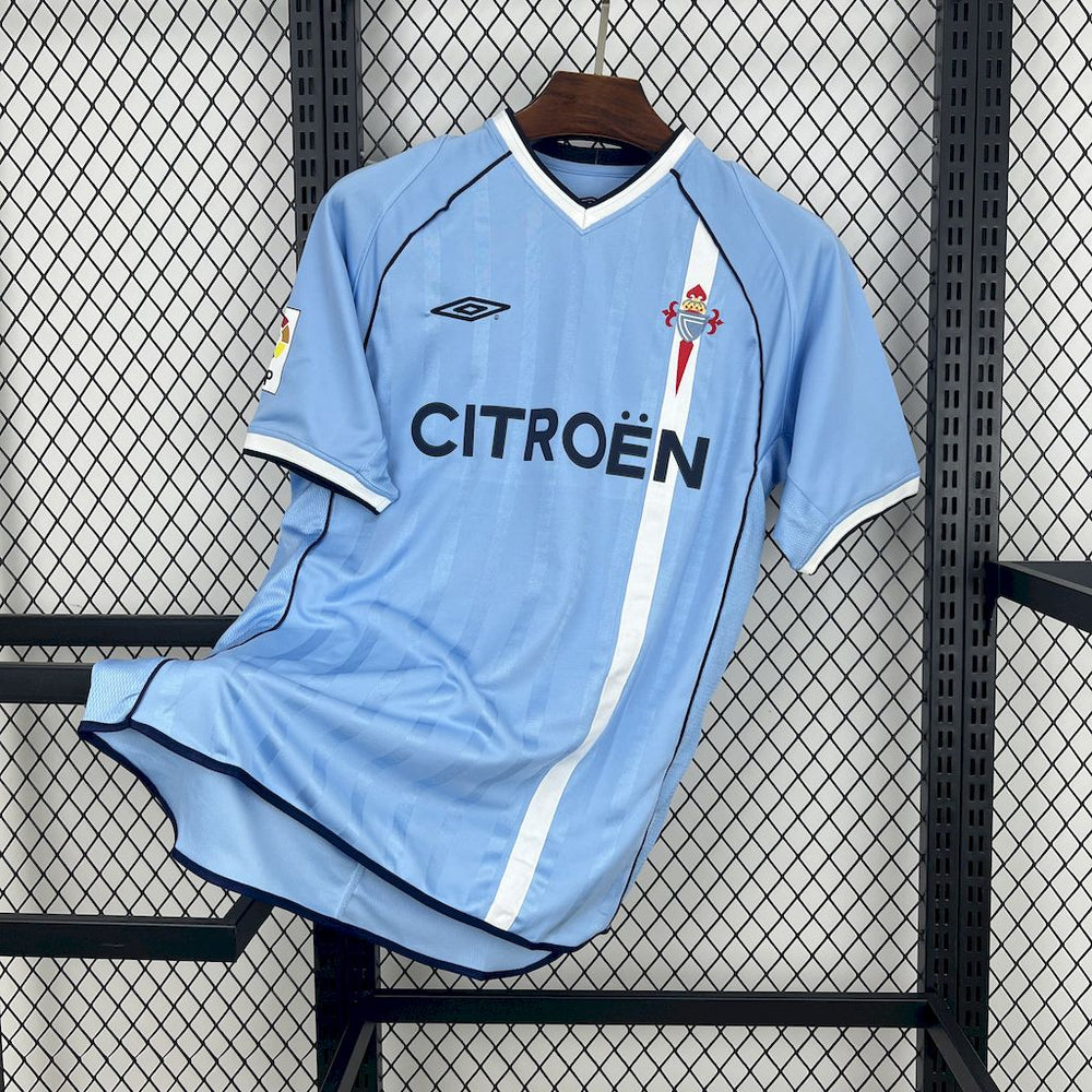 R C Celta de Vigo Maillot Domicile 2001/02