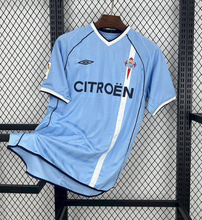 R C Celta de Vigo Maillot Domicile 2001/02