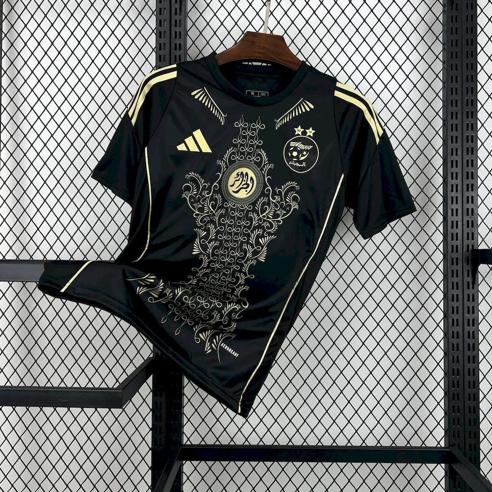 Maillot Algerie Concept Noir et Or 2025/26 — Edition Prestige — Vue arrière