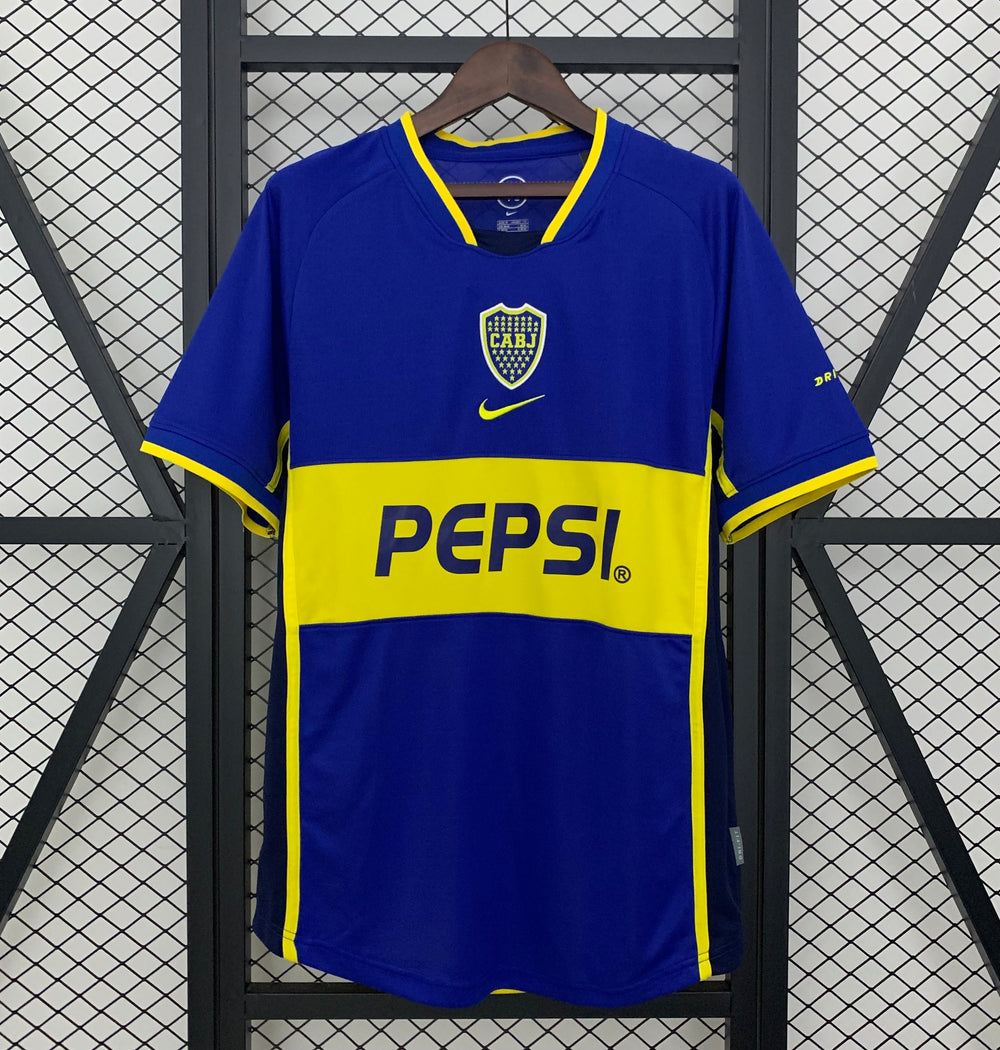 C A Boca Juniors Maillot Domicile 2002/03