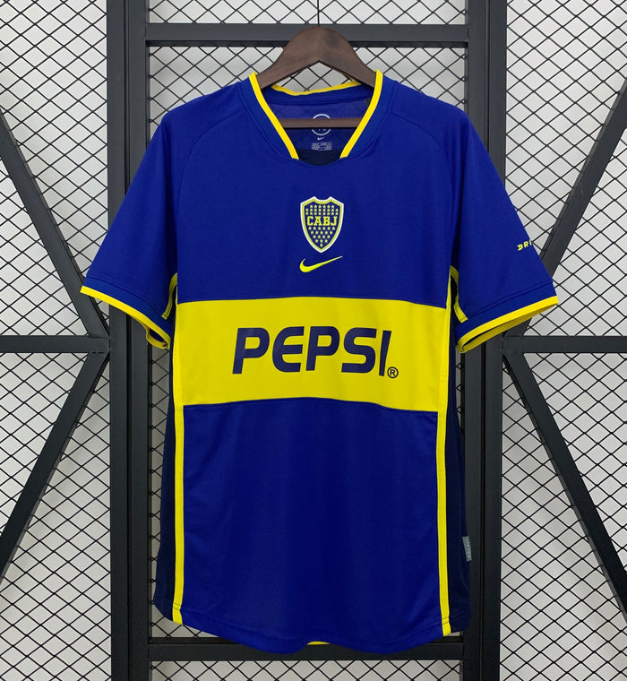 C A Boca Juniors Maillot Domicile 2002/03