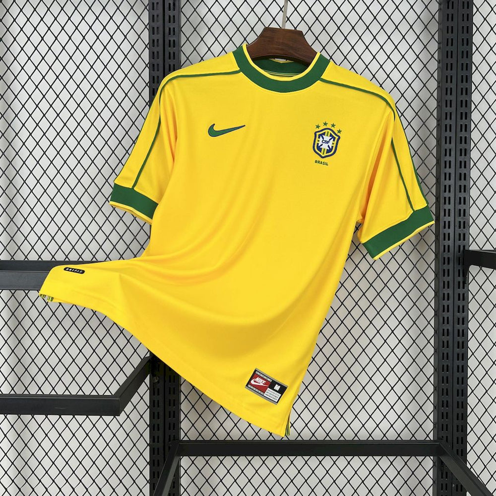 Bresil Maillot Domicile 1998