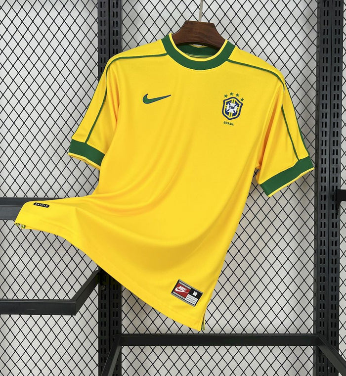 Bresil Maillot Domicile 1998