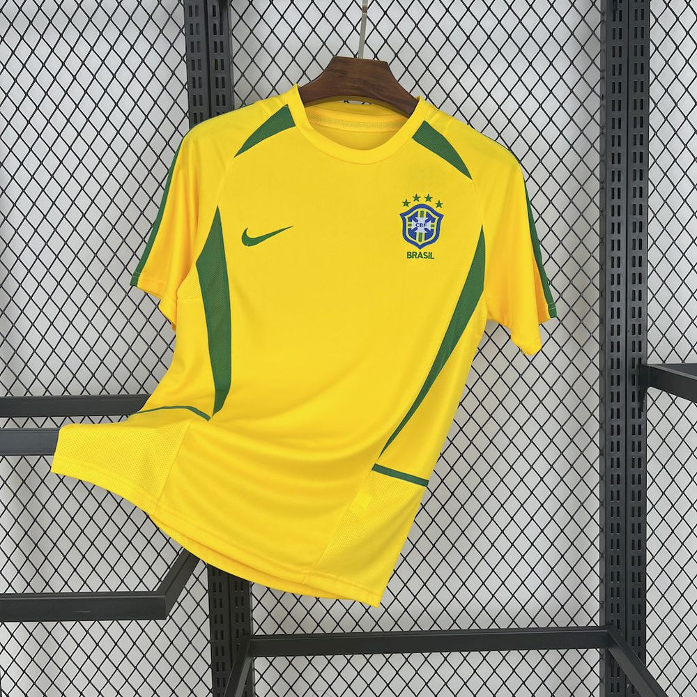 Bresil Maillot Domicile 2002
