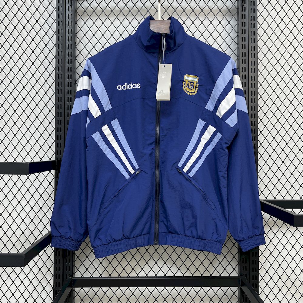 Veste coupe-vent Argentina 2025 bleu marine, vue de face