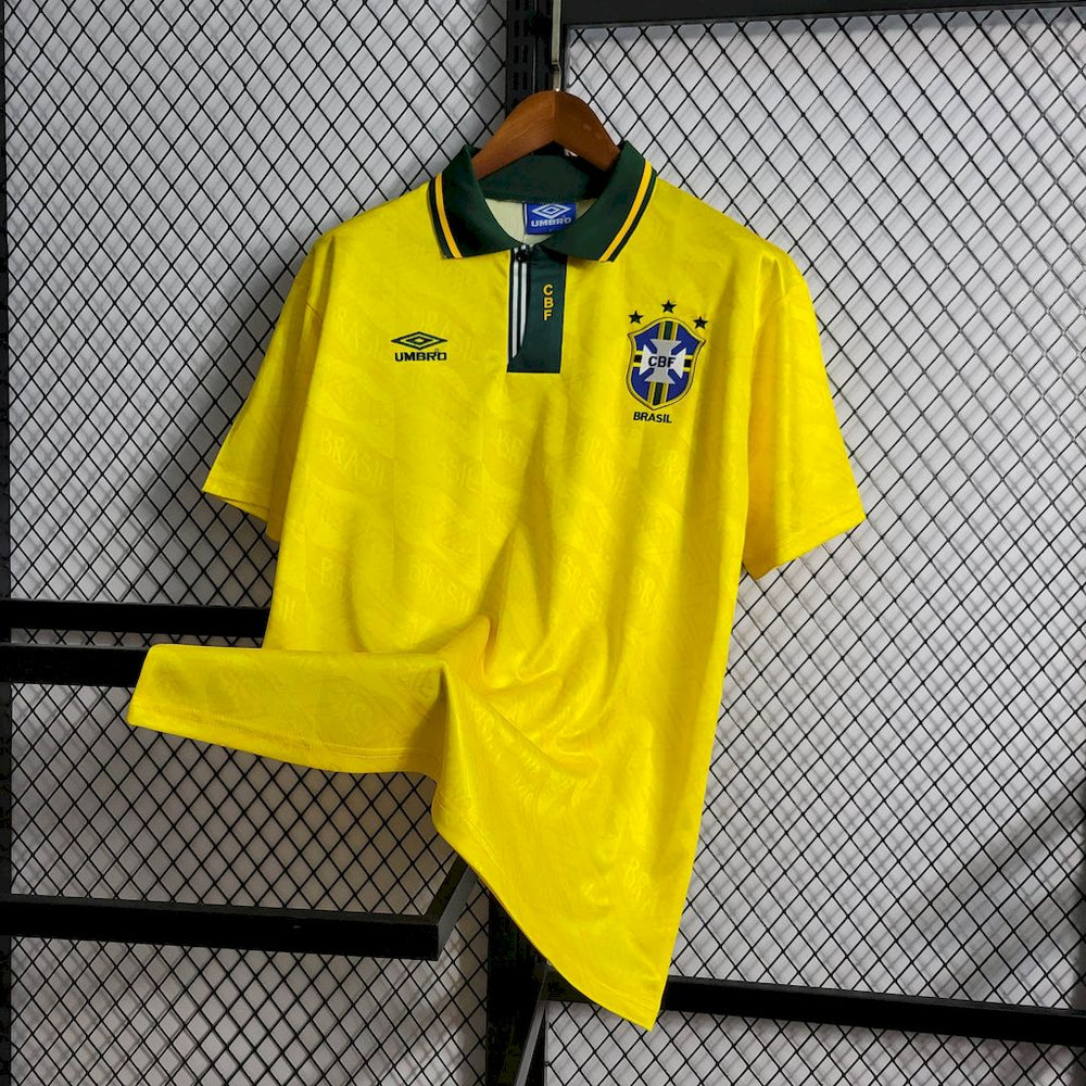 Bresil Maillot Domicile 1992