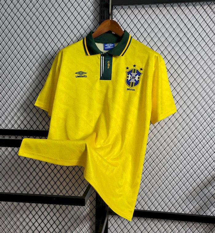 Bresil Maillot Domicile 1992