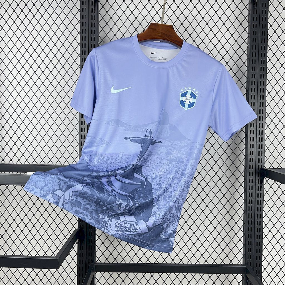 Maillot Brésil Concept Violet 2025/26 — Design Inédit Seleção — Vue arrière