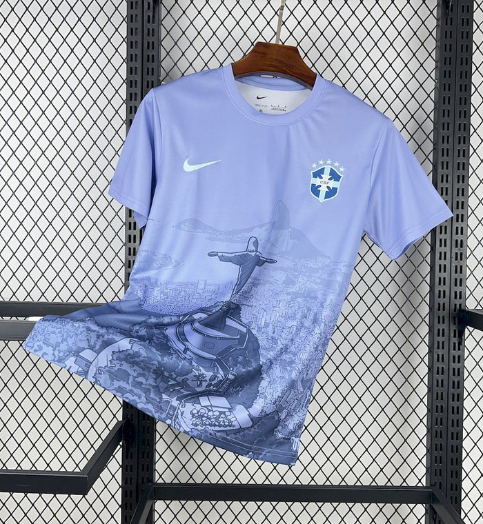 Maillot Brésil Concept Violet 2025/26 — Design Inédit Seleção — Vue arrière