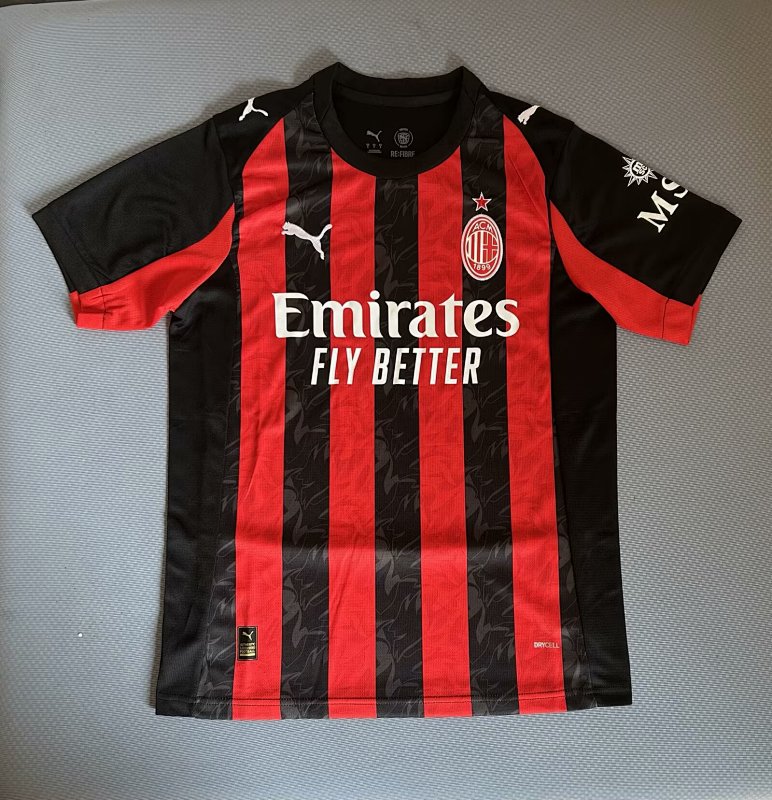 Maillot AC Milan 2025/26 Domicile – vue de face