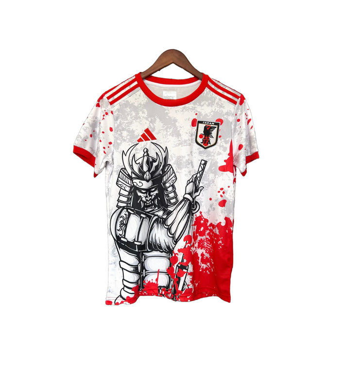 Maillot Japon Concept Samourai Rouge — Guerrier Japonais — Vue arrière