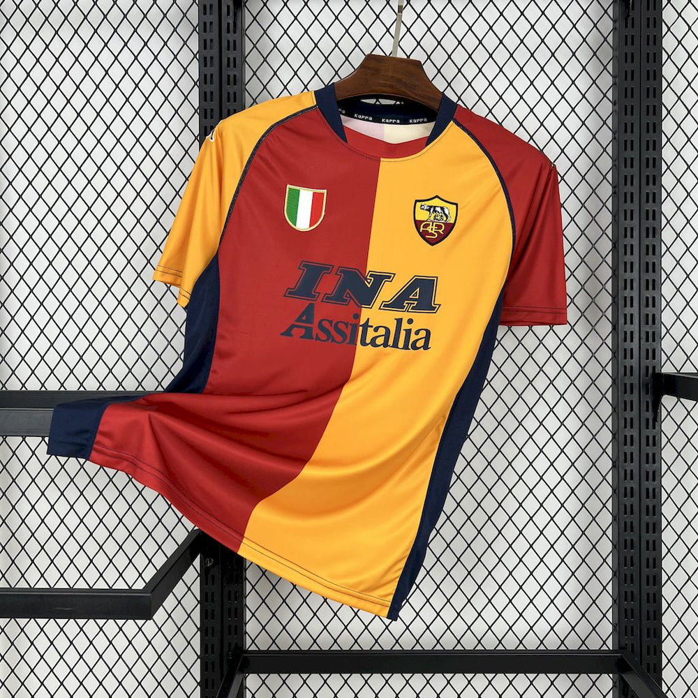 A S Roma Maillot Domicile 2001/02