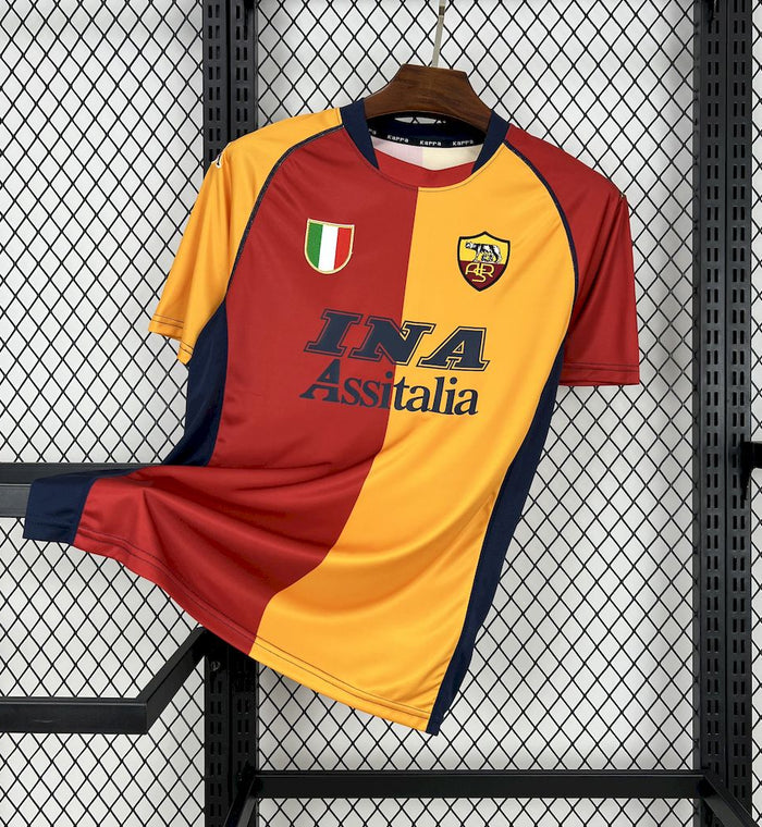 A S Roma Maillot Domicile 2001/02