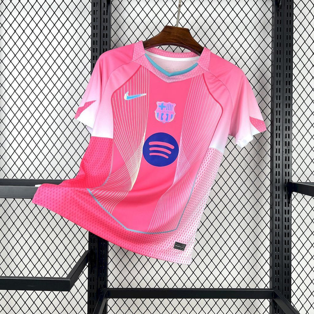 Maillot Barcelone Concept Rose 2025/26 — Design Avant-Garde — Vue arrière