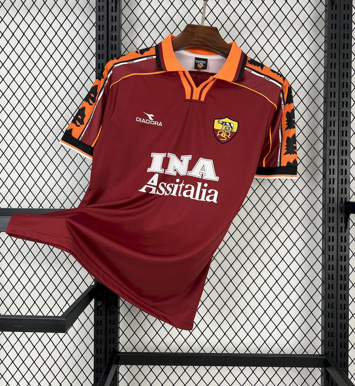 A S Roma Maillot Domicile 1998/99