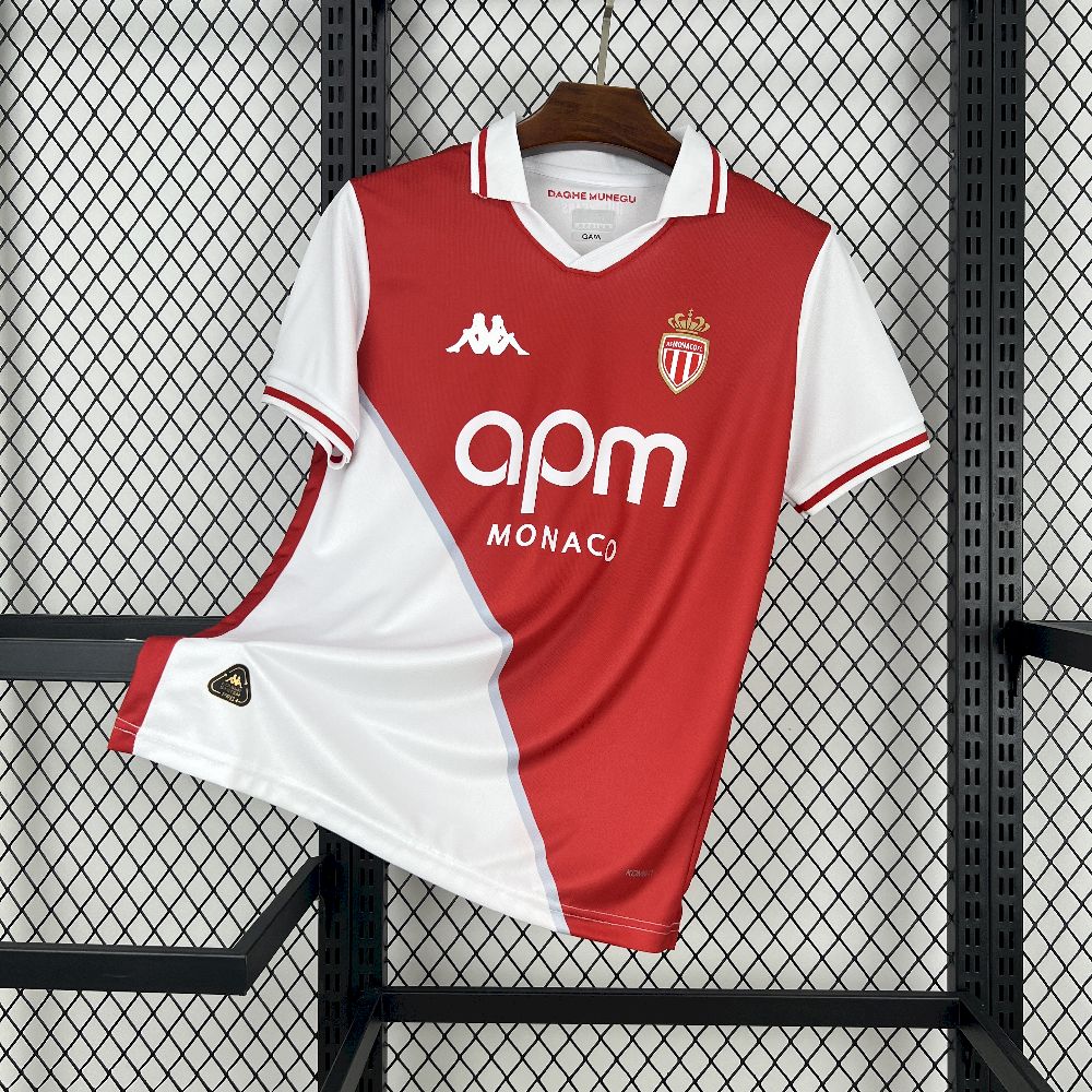 Maillot AS Monaco 2025/26 Domicile – vue de face