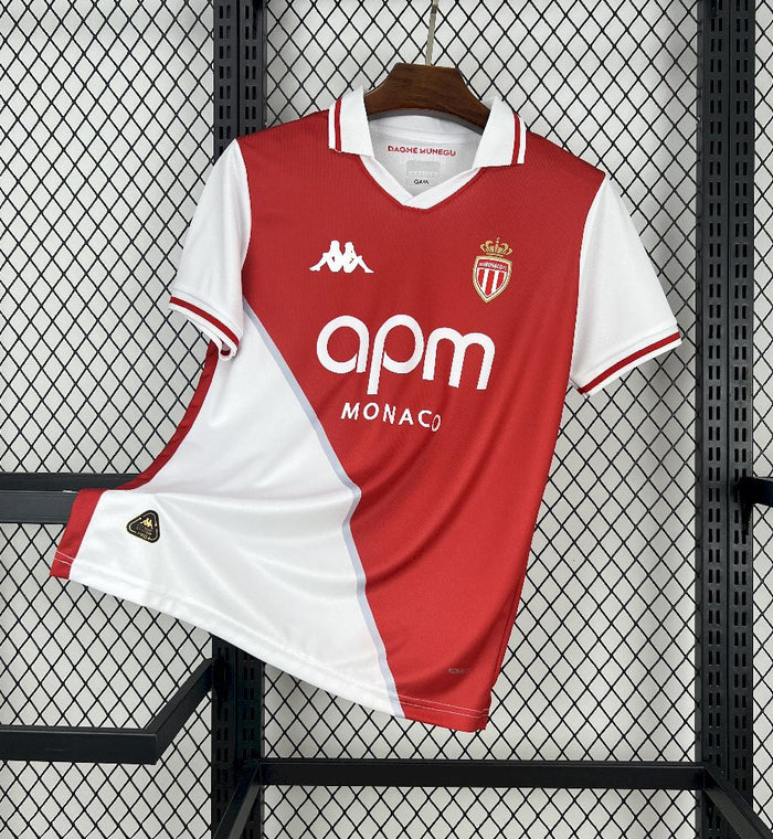 Maillot AS Monaco 2025/26 Domicile – vue de face