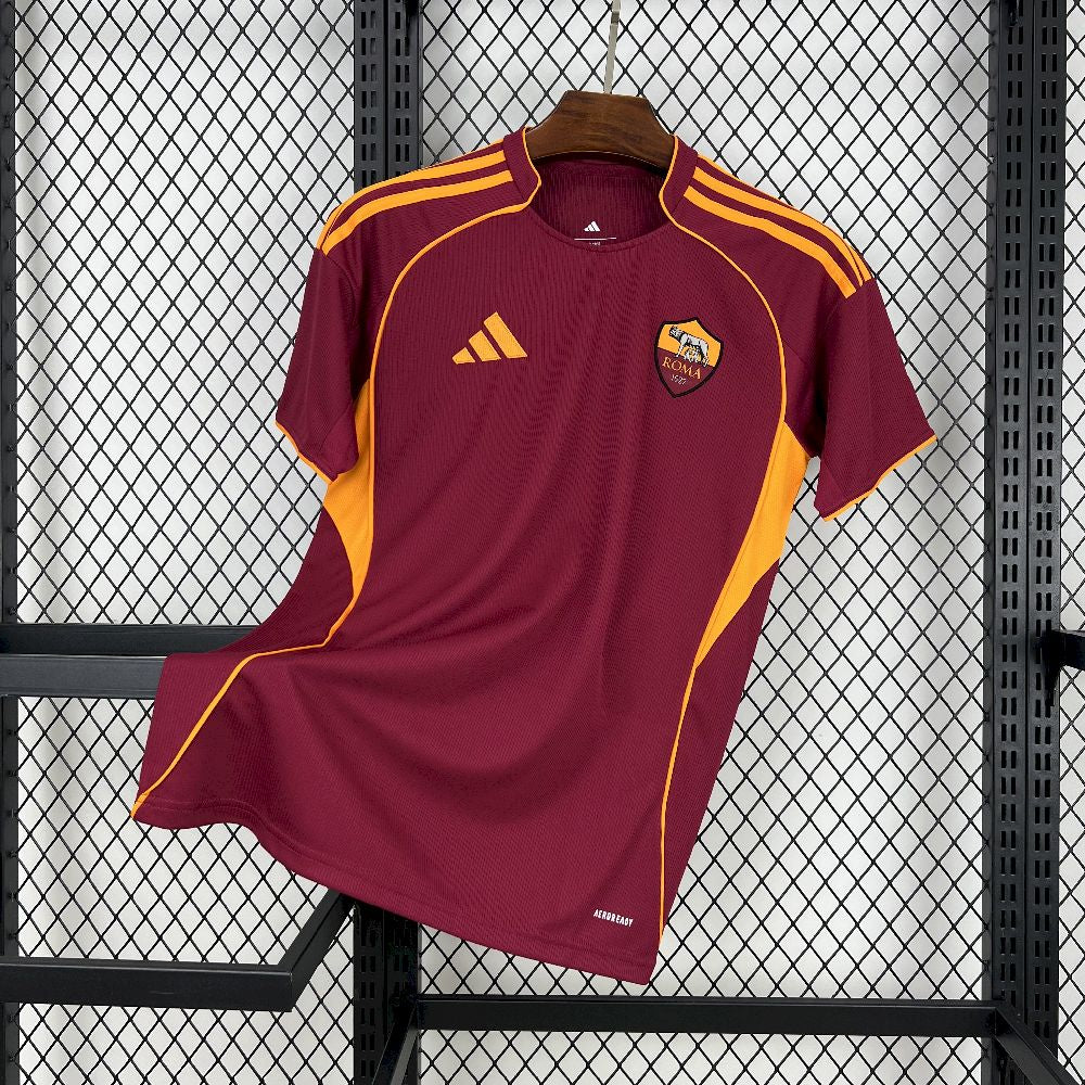 Maillot AS Roma 2025/26 Domicile – vue de face