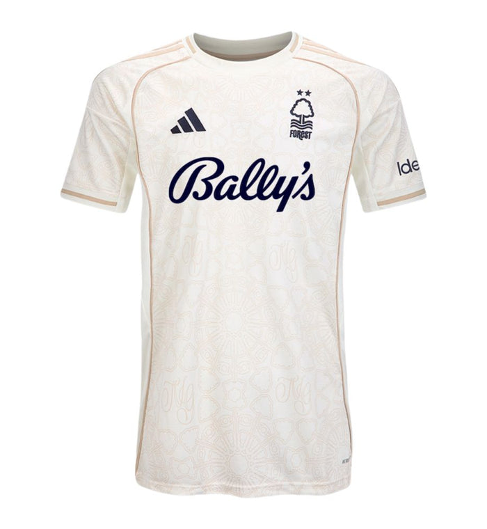 Maillot Nottingham Forest 2025/26 Extérieur – vue de face