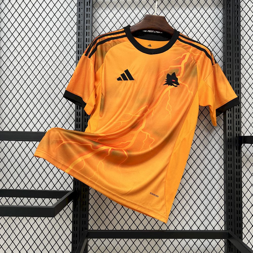Maillot AS Roma 2025/26 Extérieur – vue de face