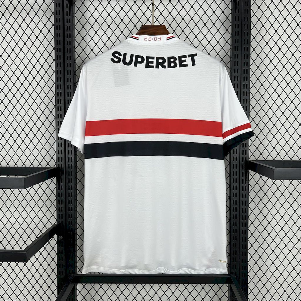 Maillot São Paulo 2025/26 Domicile – vue de face