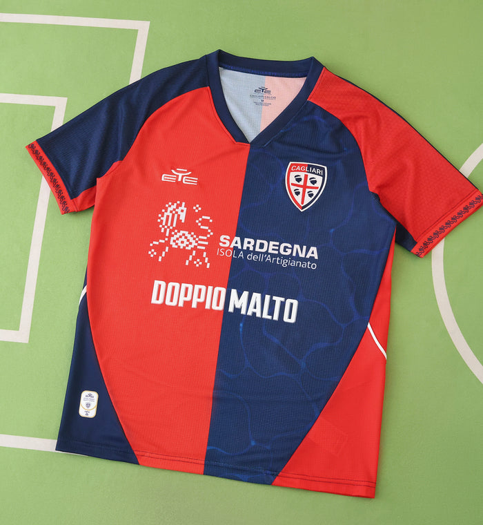 Maillot Cagliari 2025/26 Domicile – vue de face