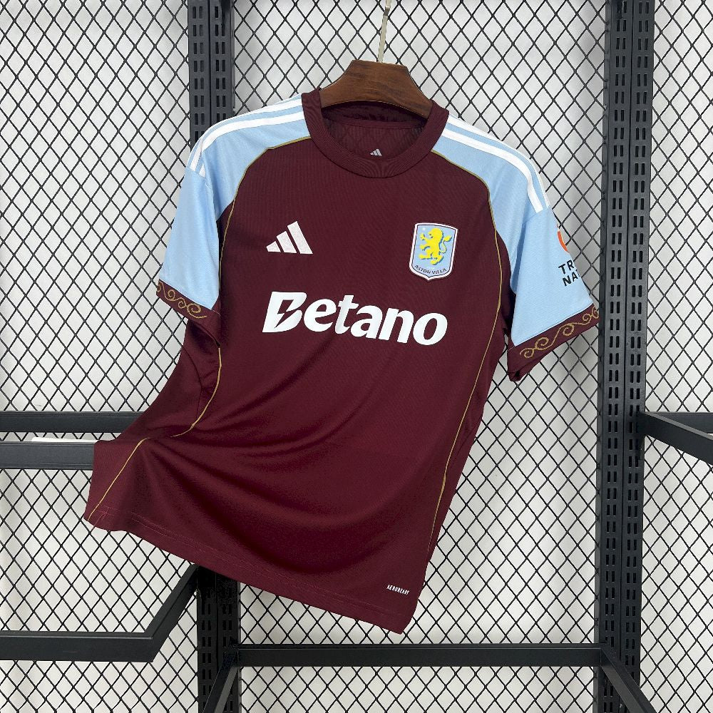 Maillot Aston Villa 2025/26 Domicile – vue de face