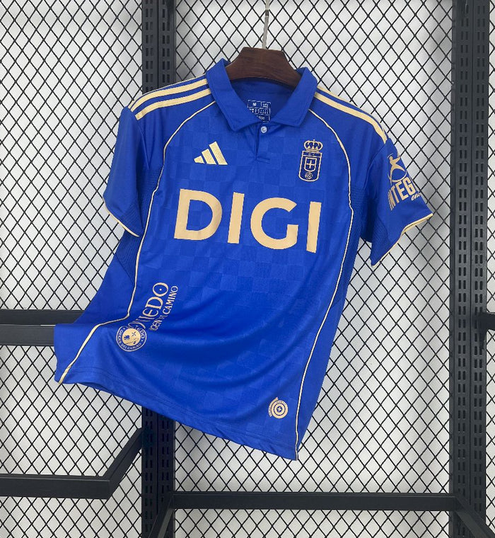 Maillot Real Oviedo 2025/26 Domicile – vue de face