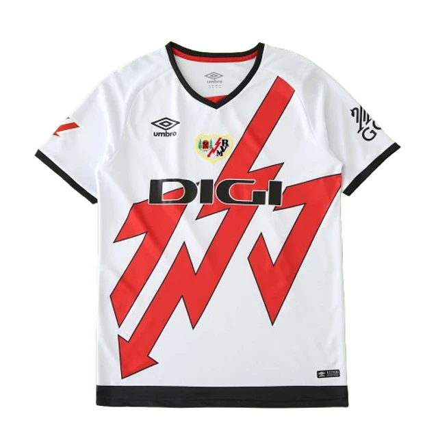 Maillot Rayo Vallecano 2025/26 Domicile – vue de face