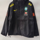 Veste Storm Brésil 2025/26 à Capuche — Noire